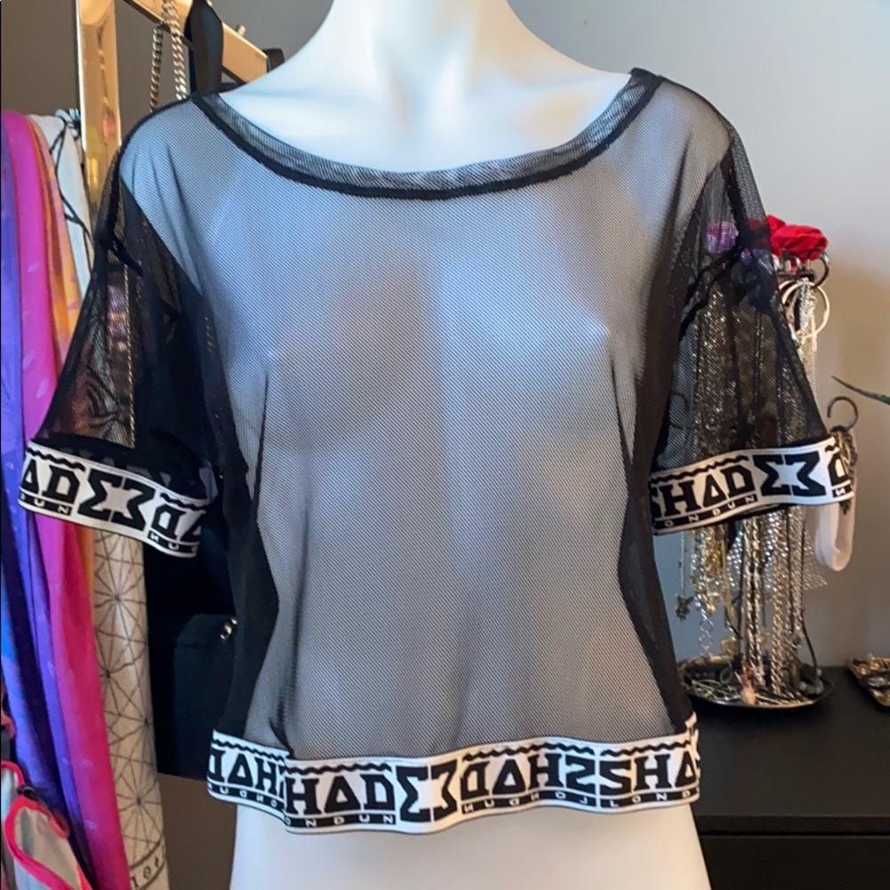 Mesh crop top